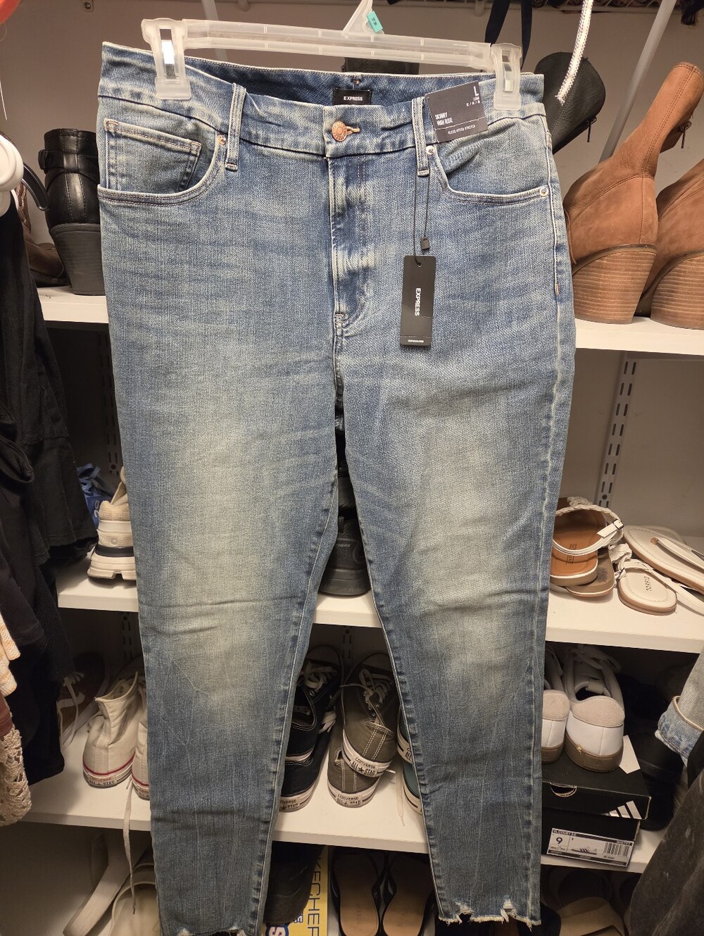 Express Light Blue Womens FLEXX Jeans